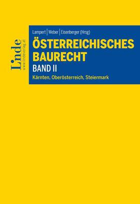 Pfeiffer / Katalan-Dworak / Lampert |  Österreichisches Baurecht Band II | Buch |  Sack Fachmedien