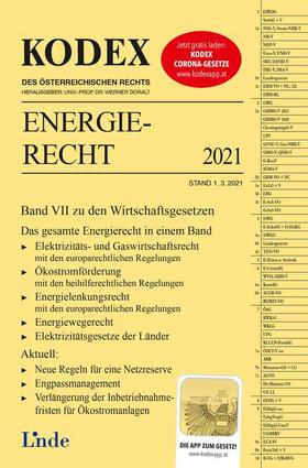 Altmann / Doralt | KODEX Energierecht 2021 | Buch | 978-3-7073-3298-8 | sack.de
