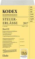 Bodis / Doralt |  KODEX Steuer-Erlässe 2017 Band III | Buch |  Sack Fachmedien