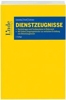 Cerwinka / Knell / Schranz |  Dienstzeugnisse | Buch |  Sack Fachmedien