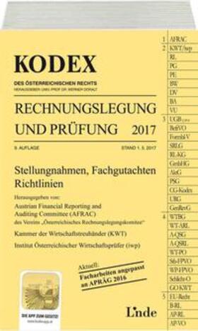 Gedlicka / Knotek / Bakel-Auer |  KODEX Rechnungslegung und Prüfung 2017 | Buch |  Sack Fachmedien