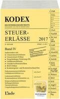 Bodis / Doralt |  KODEX Steuer-Erlässe 2017, Band IV | Buch |  Sack Fachmedien