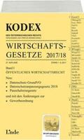 Konetzky / Doralt |  KODEX Wirtschaftsgesetze Band I 2017/18 | Buch |  Sack Fachmedien