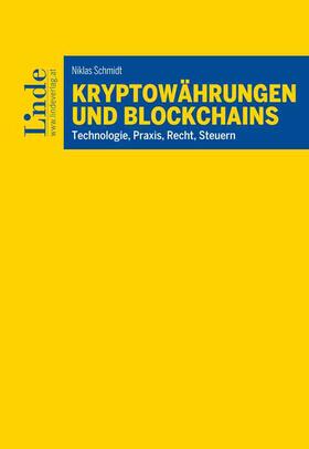 Schmidt | Kryptowährungen und Blockchains | Buch | sack.de