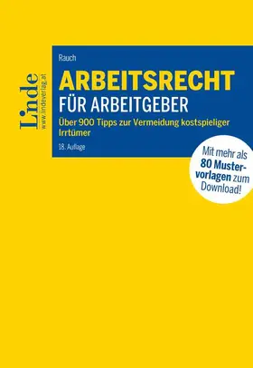 Rauch |  Arbeitsrecht für Arbeitgeber | Buch |  Sack Fachmedien