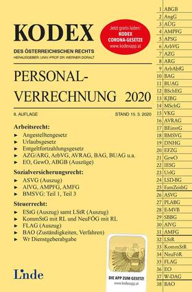 Hofbauer / Doralt | KODEX Personalverrechnung 2020 | Buch | 978-3-7073-4155-3 | sack.de