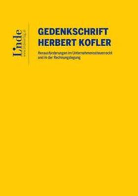 Aigner / Bendlinger / Bertl |  Gedenkschrift Herbert Kofler | Buch |  Sack Fachmedien