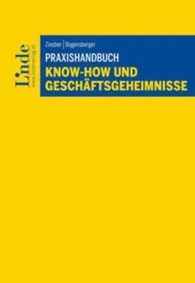 Zinober / Bogensberger |  Praxishandbuch Know-how und Geschäftsgeheimnisse | Buch |  Sack Fachmedien