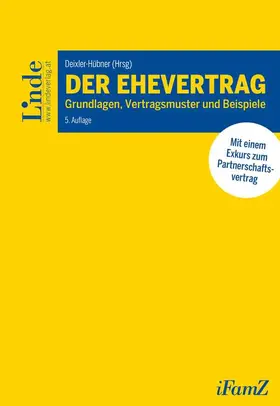 Bauer / Ginthör / Marschall |  Der Ehevertrag | Buch |  Sack Fachmedien