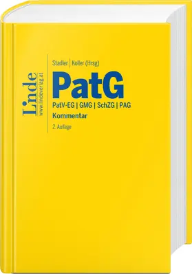 Adocker / Alge / Anderl |  PatG | Patentgesetz | Buch |  Sack Fachmedien