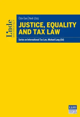 Riedl / Cicin-Šain / Cicin-Šain |  Justice, Equality and Tax Law | Buch |  Sack Fachmedien