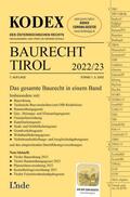 Gstir / Doralt |  KODEX Baurecht Tirol 2022/23 | Buch |  Sack Fachmedien