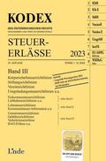 Titz-Frühmann / Doralt / Titz |  KODEX Steuer-Erlässe 2023, Band III | Buch |  Sack Fachmedien