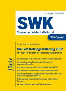 Drapela / Knechtl / Moser |  SWK-Spezial Die Feststellungserklärung 2022 | Buch |  Sack Fachmedien