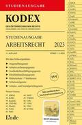 Ercher-Lederer / Stech / Doralt |  KODEX Studienausgabe Arbeitsrecht 2023 | Buch |  Sack Fachmedien