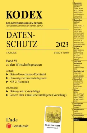 Pachinger / Doralt | KODEX Datenschutz 2023 | Buch | 978-3-7073-4793-7 | www.sack.de