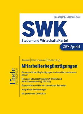 Daxkobler / Heschl / Kiesenhofer | SWK-Spezial Mitarbeiterbegünstigungen | Buch | 978-3-7073-4915-3 | sack.de