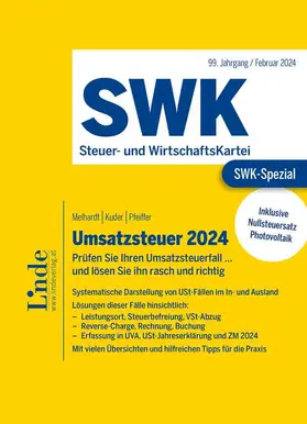 Melhardt / Kuder / Pfeiffer |  SWK-Spezial Umsatzsteuer 2024 | Buch |  Sack Fachmedien