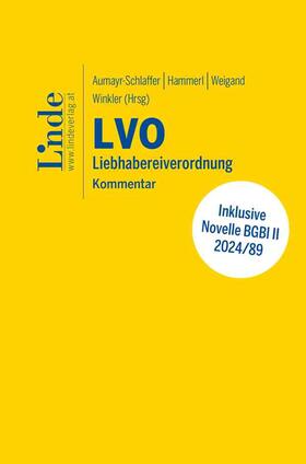 Kuder / Kovacs / Ambrosch |  LVO | Liebhabereiverordnung | Buch |  Sack Fachmedien