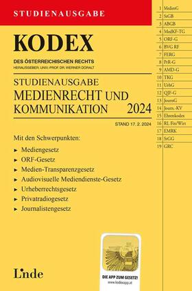 Ciresa / Doralt |  KODEX Studienausgabe Medienrecht und Kommunikation | Buch |  Sack Fachmedien
