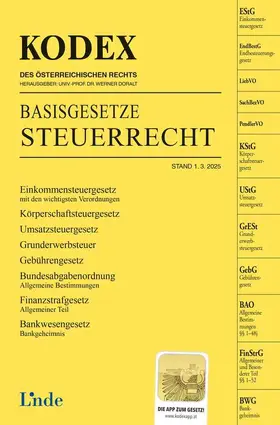 Doralt |  KODEX Basisgesetze Steuerrecht | Buch |  Sack Fachmedien