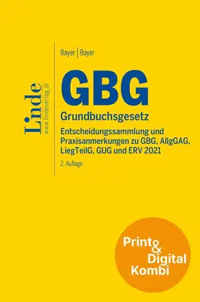 Bayer |  GBG | Grundbuchsgesetz (Kombi Print&digital) | Buch |  Sack Fachmedien