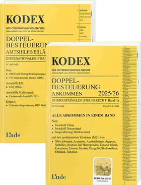 Schmidjell-Dommes / Doralt |  KODEX Doppelbesteuerung 2025/26 | Buch |  Sack Fachmedien