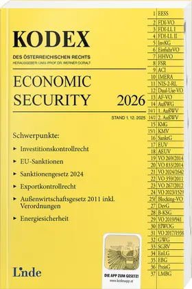 Engel / Knafl / Schmidt |  KODEX Economic Security 2026 | Buch |  Sack Fachmedien