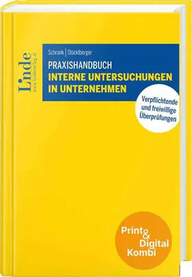 Schrank / Stücklberger |  Praxishandbuch Interne Untersuchungen in Unternehmen (Kombi Print&digital) | Buch |  Sack Fachmedien