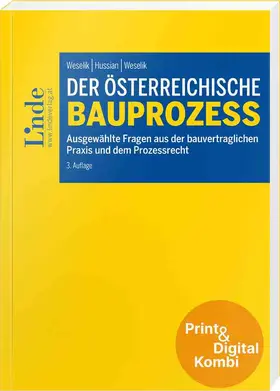 Weselik / Hussian |  Der österreichische Bauprozess (Kombi Print&digital) | Buch |  Sack Fachmedien