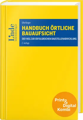 Ufertinger |  Handbuch Örtliche Bauaufsicht (Kombi Print&digital) | Buch |  Sack Fachmedien