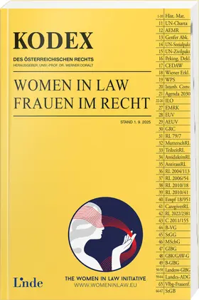 Reiter-Zatloukal / Heidinger / Doralt |  KODEX Women in Law / Frauen im Recht | Buch |  Sack Fachmedien