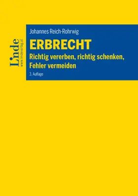 Reich-Rohrwig |  Erbrecht | Buch |  Sack Fachmedien