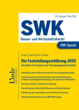 Drapela / Knechtl / Moser |  SWK-Spezial Die Feststellungserklärung 2025 | Buch |  Sack Fachmedien