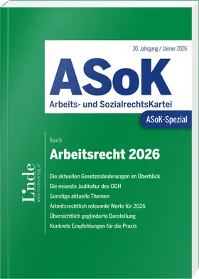 Rauch |  ASoK-Spezial Arbeitsrecht 2026 | Buch |  Sack Fachmedien