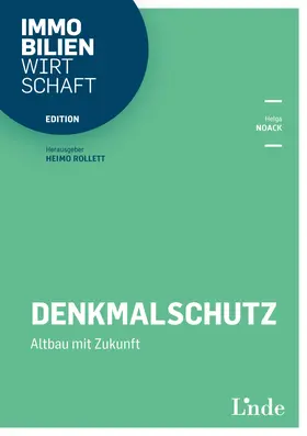 Noack / Rollett |  Denkmalschutz | Buch |  Sack Fachmedien