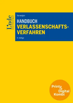 Verweijen |  Handbuch Verlassenschaftsverfahren (Kombi Print&digital) | Buch |  Sack Fachmedien