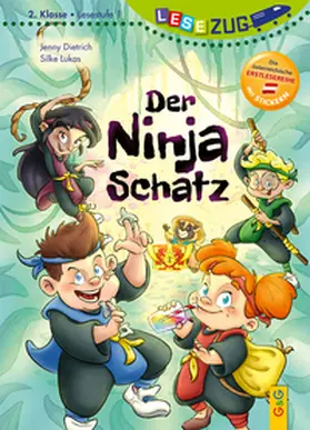 Dietrich |  LESEZUG/2. Klasse - Lesestufe 1: Der Ninja-Schatz | Buch |  Sack Fachmedien