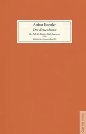 Koestler | Der Krötenküsser | Buch | 978-3-7076-0314-9 | www.sack.de