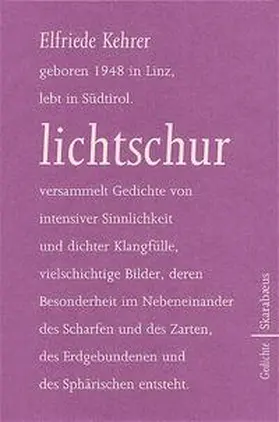 Kehrer |  lichtschur | Buch |  Sack Fachmedien