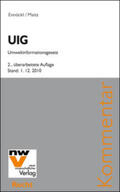 Ennöckl / Maitz |  UIG – Umweltinformationsgesetz | Buch |  Sack Fachmedien