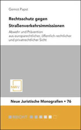 Papst |  Rechtsschutz gegen Straßenverkehrsimmissionen | Buch |  Sack Fachmedien