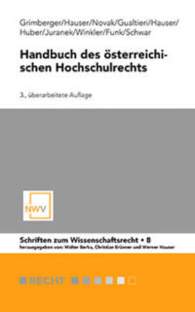 Funk / Gualtieri / Grimberger | Handbuch des österreichischen Hochschulrechts | Buch | 978-3-7083-1223-1 | sack.de