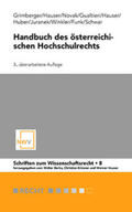 Funk / Gualtieri / Grimberger |  Handbuch des österreichischen Hochschulrechts | Buch |  Sack Fachmedien