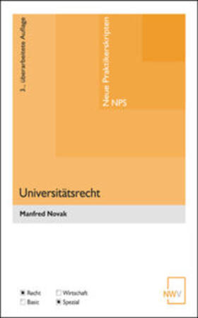 Novak | Universitätsrecht | Buch | 978-3-7083-1238-5 | sack.de