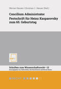Hauser |  Concilium Administrator | Buch |  Sack Fachmedien