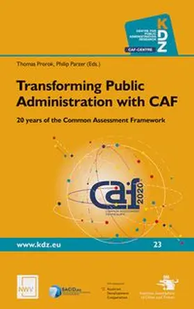 Prorok / Parzer |  Transforming Public Administration with CAF | Buch |  Sack Fachmedien