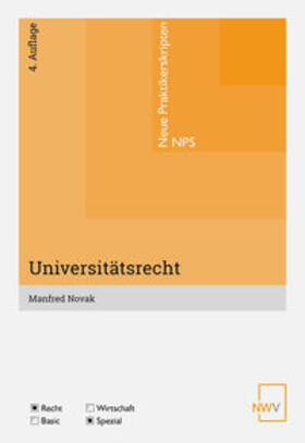 Novak | Universitätsrecht | Buch | 978-3-7083-1392-4 | sack.de