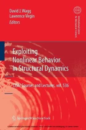 Wagg / Virgin | Exploiting Nonlinear Behavior in Structural Dynamics | E-Book | sack.de