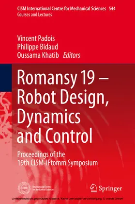 Padois / Bidaud / Khatib |  Romansy 19 - Robot Design, Dynamics and Control | eBook | Sack Fachmedien
